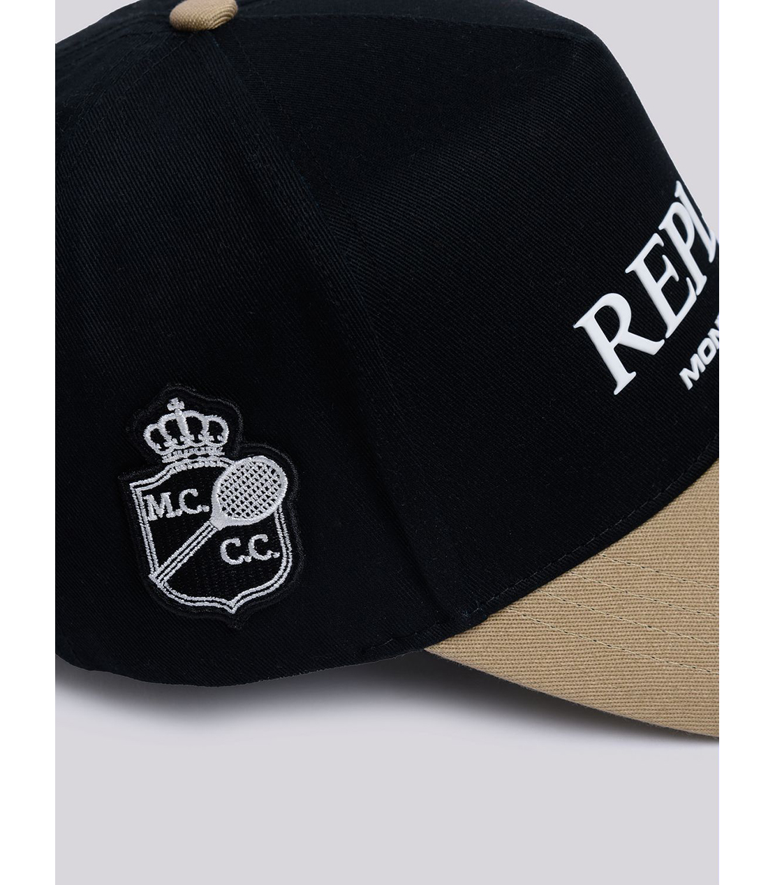 モンテカルロカントリークラブコレクション ピーク付きキャップ 詳細画像 ブラック 3